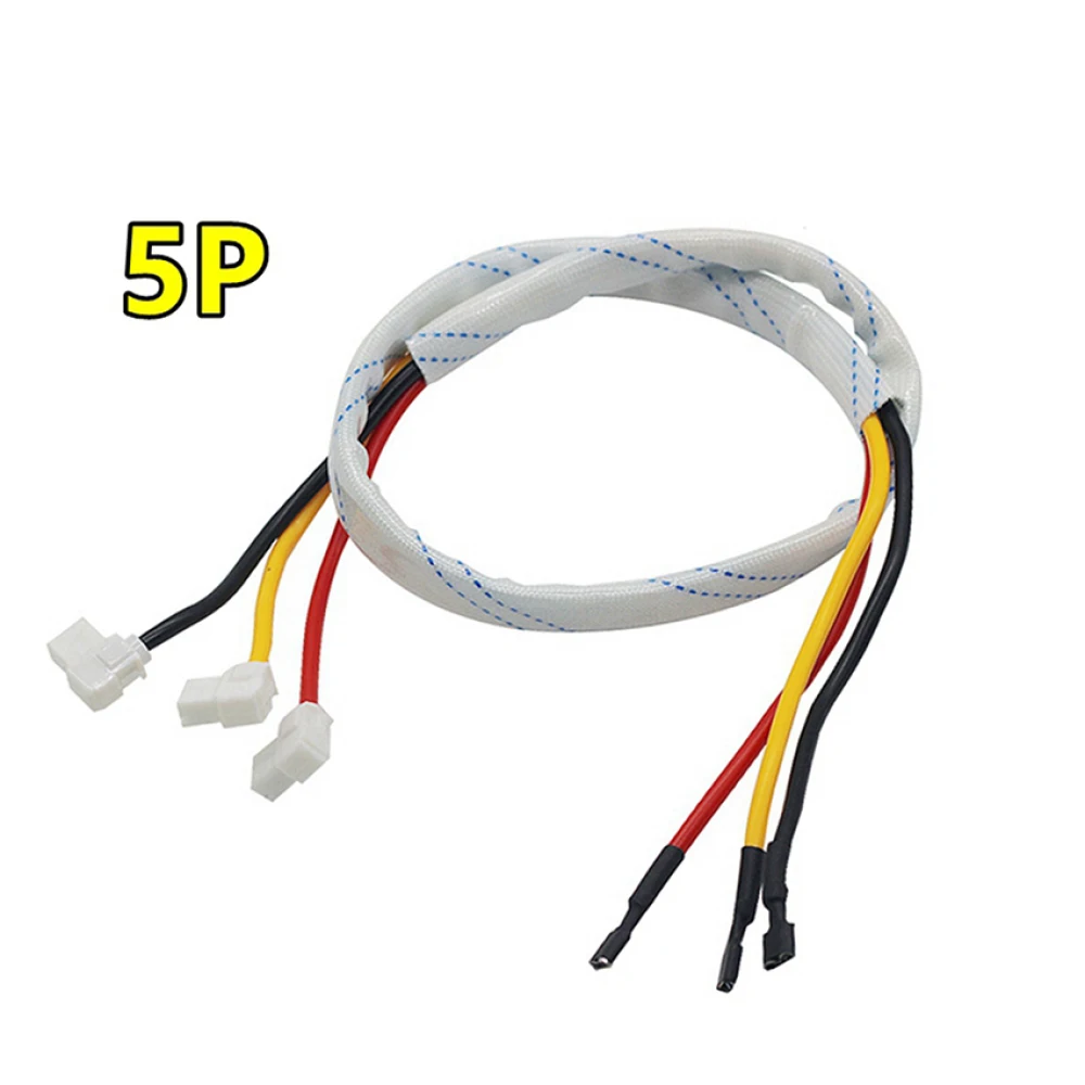 Air Compressor - 1pc 5P エアコンユニットコンプレッサー接続ワイヤー 80CM 1M 始動コンデンサー電源ライン