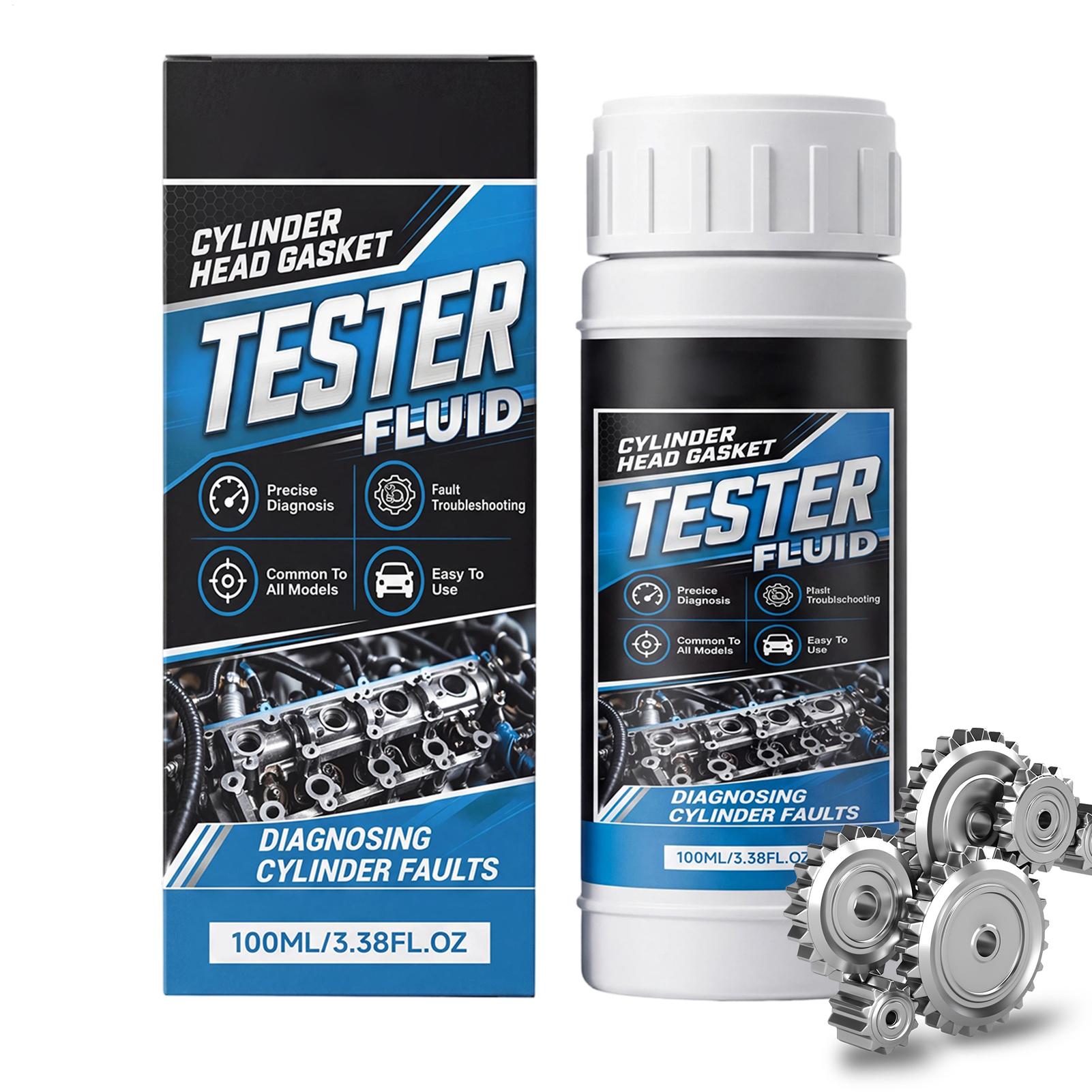 Auto Repair Shop - 燃焼漏れ検査器用液体 100ml ユニバーサル精密診断排気漏れ検出器 ガスケットの破損したヘッドブロック用ソリューション