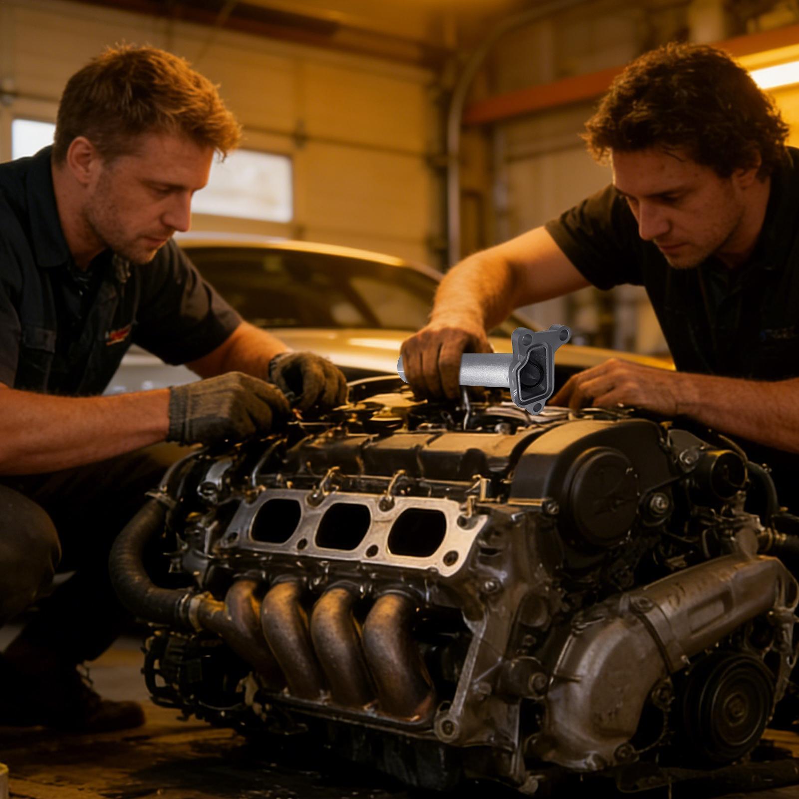 Auto Repair Shop - BMW用；クーラントホースコネクタ精密アルミニウム合金ユニバーサルジャンクションヒーターホースコネクタ自動車修理整備工場用