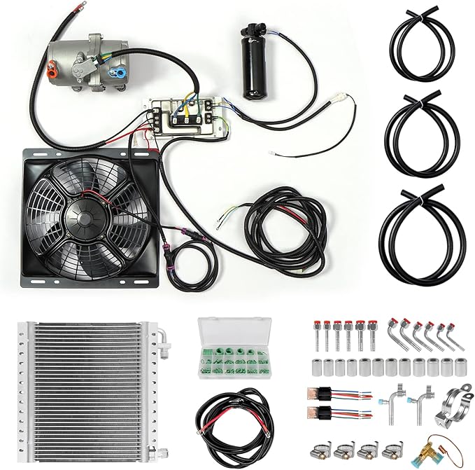 TELCOOL 12V DC 自動車用電動エアコンルーフエバ - Air Compressor のレビューと価格