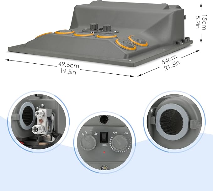 TELCOOL 12V DC 自動車用電動エアコンルーフエバ - Air Compressor のレビューと価格