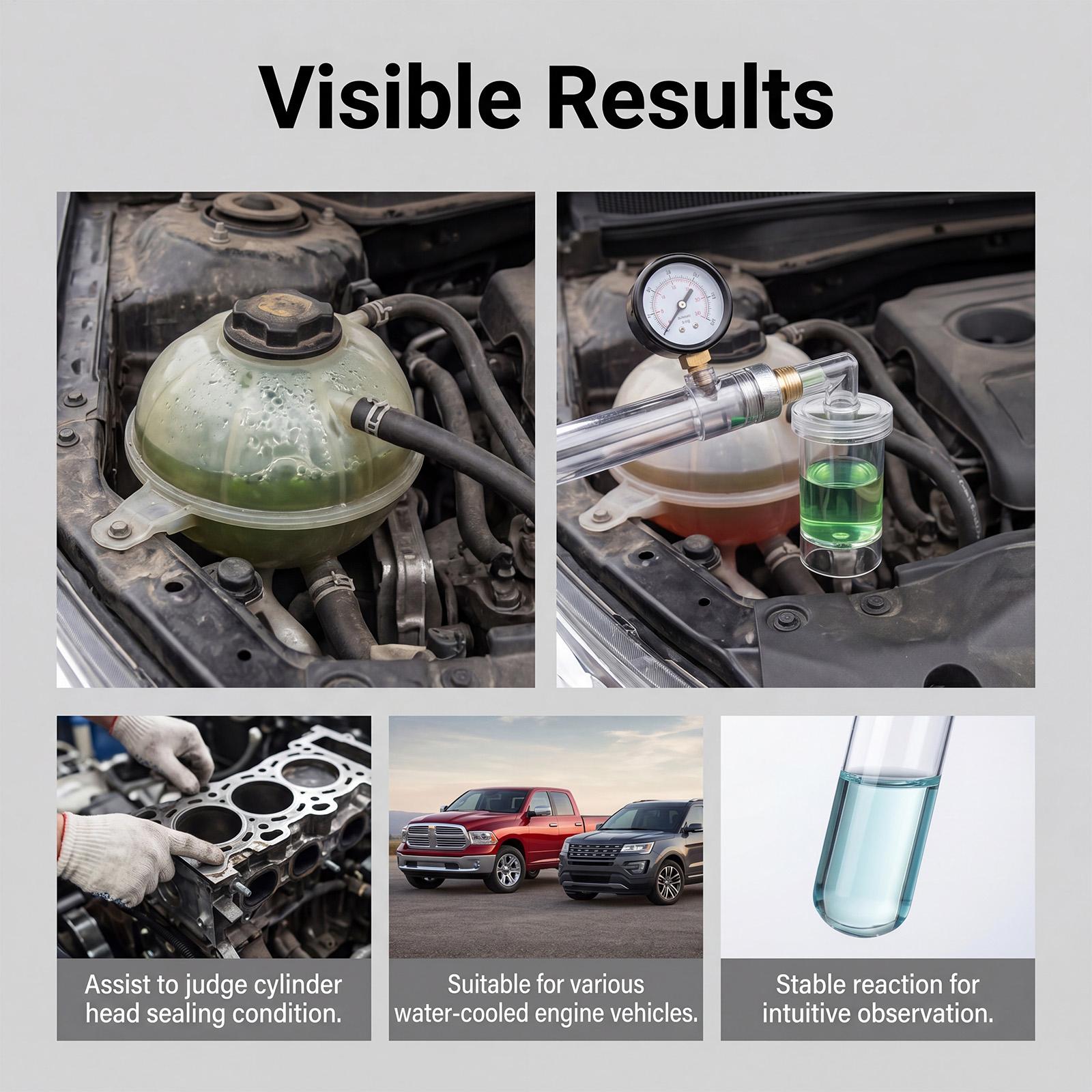 燃焼漏れ検知器 液体ブロックテスト ヘッドガスケットテスター - Auto Repair Shop のレビューと価格