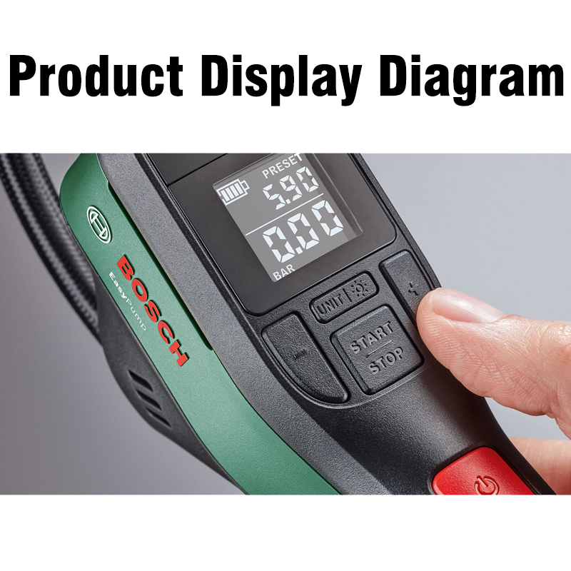ボッシュ EasyPump ポータブルエアコンプレッサー 3 - Air Compressor のレビューと価格