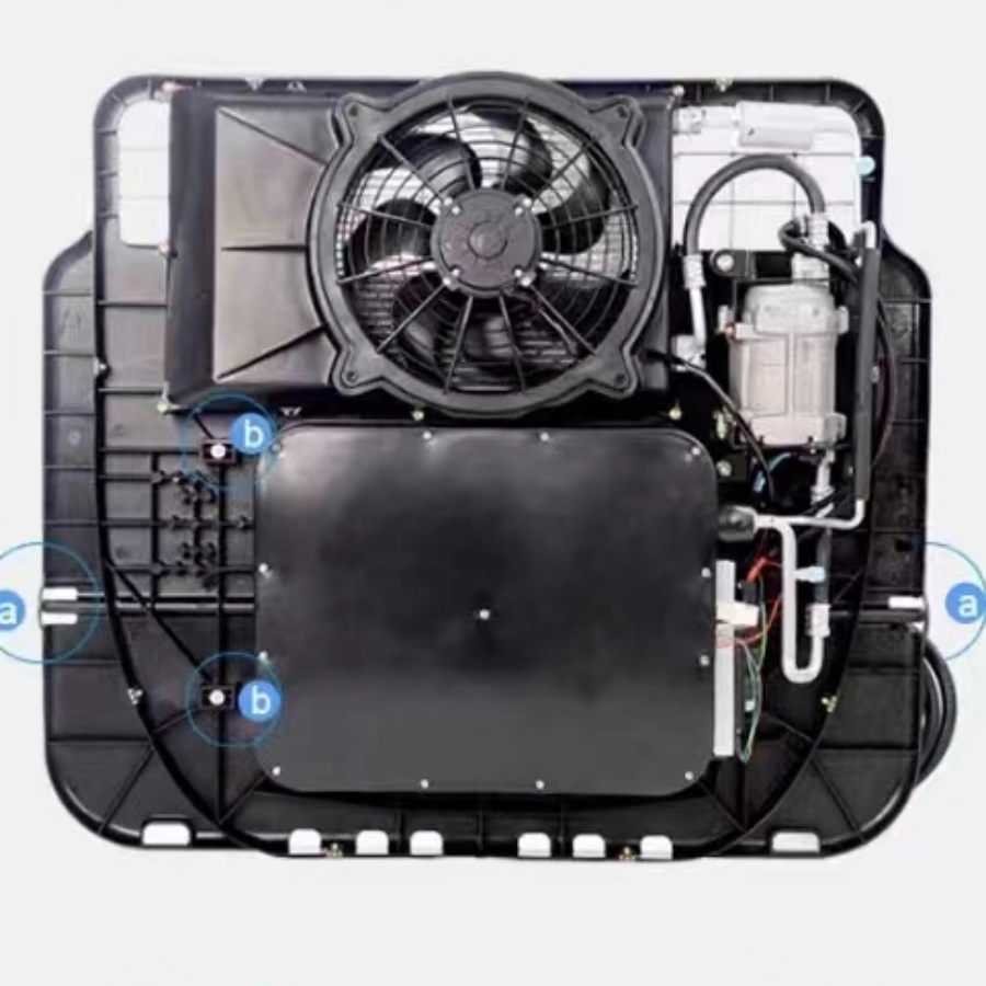 24Vトラック用スリーパーパーキングクーラーACキット、車用 - Air Compressor のレビューと価格