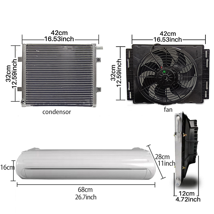 新型ユニバーサル24V/12V DCトラック用エアコン、スク - Air Compressor のレビューと価格